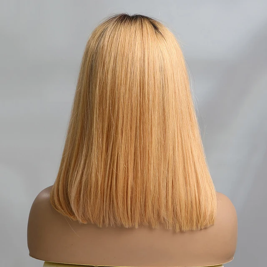 Perruque Dentelle en T ombre blonde