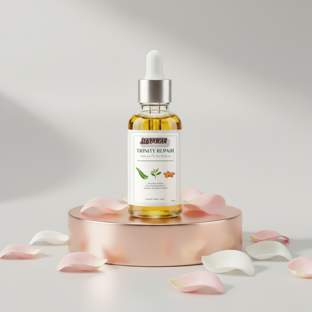 Huile Visage Réparatrice TRINITY REPAIR - L'équilibre parfait de la nature pour tous types de peau