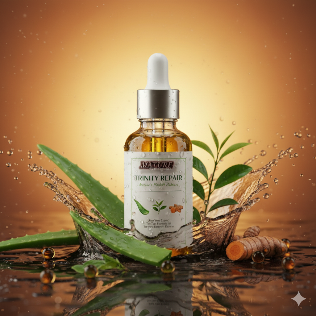 Huile Visage Réparatrice TRINITY REPAIR - L'équilibre parfait de la nature pour tous types de peau