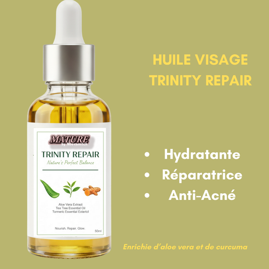Huile Visage Réparatrice TRINITY REPAIR - L'équilibre parfait de la nature pour tous types de peau