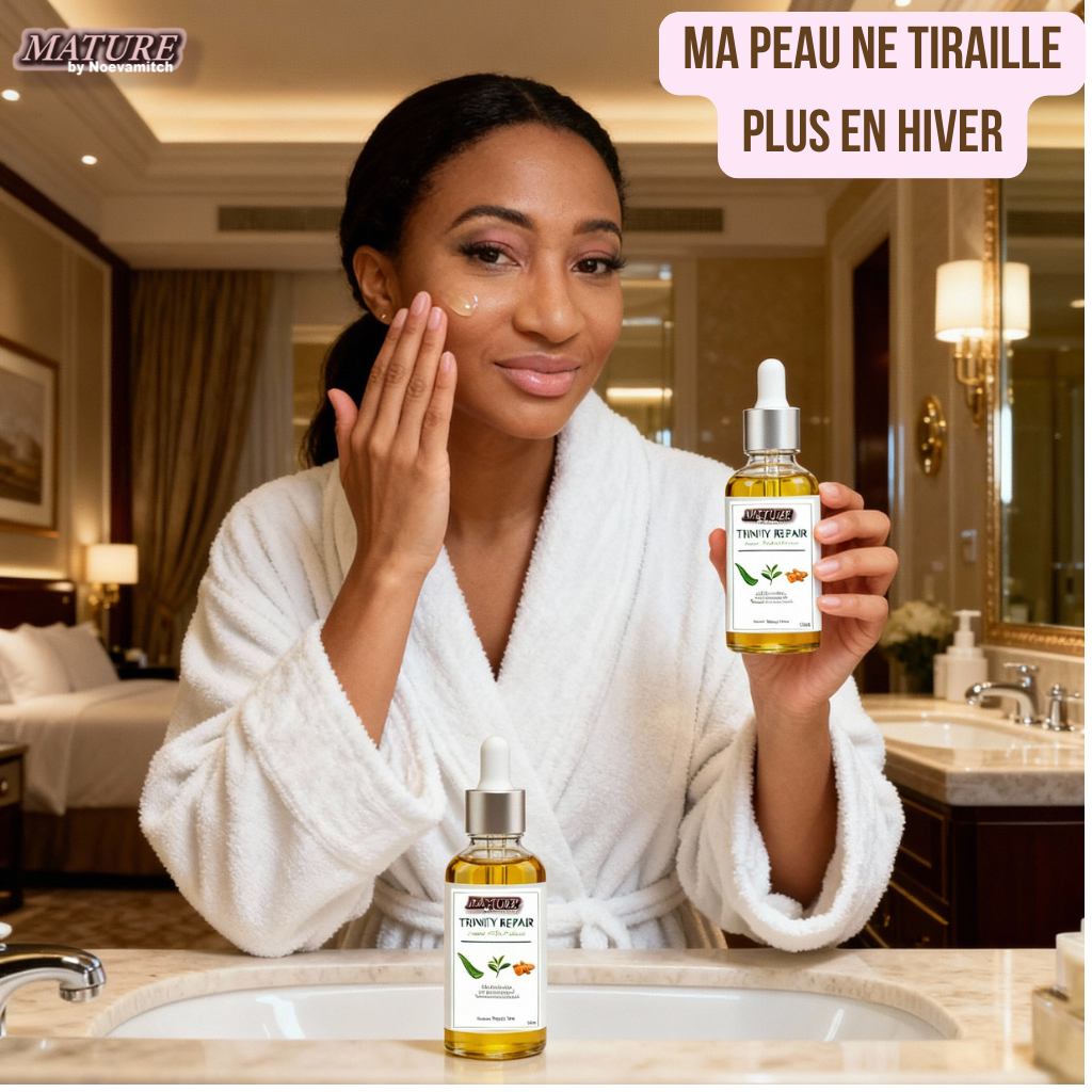 Huile Visage Réparatrice TRINITY REPAIR - L'équilibre parfait de la nature pour tous types de peau
