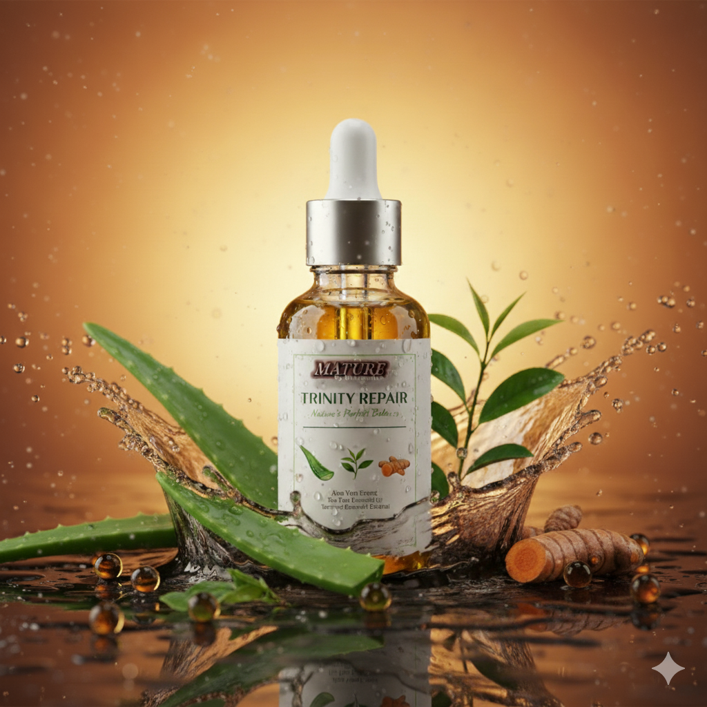 Huile Visage Réparatrice TRINITY REPAIR - L'équilibre parfait de la nature pour tous types de peau